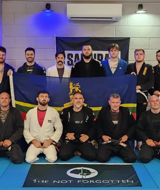 Samurai Fitness members and guest coaches at the 2026 Summer Charity Seminar for The Not Forgotten, Yatton